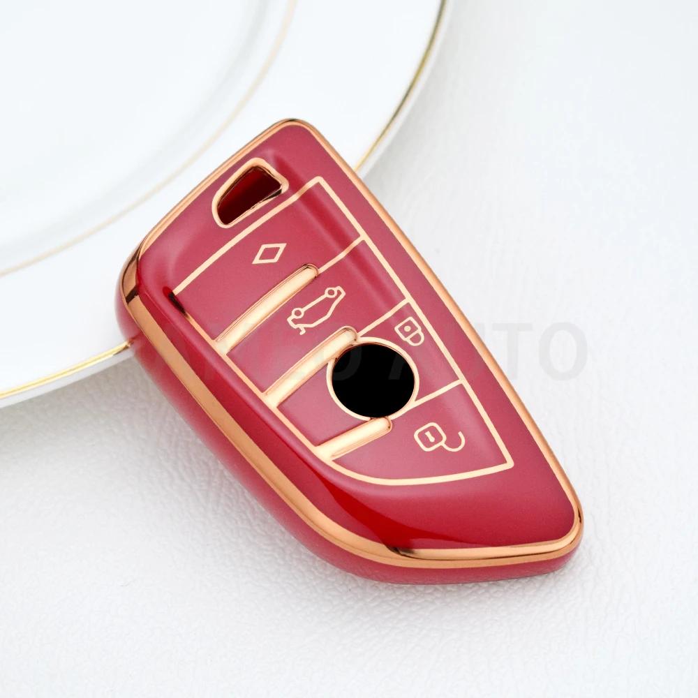 Car Key Case Cover For Bmw F20 G20 G30 X1 X3 X4 X5 X6 X7 G11 F15 F16 G01 G02 F48 Bag Accessories Key Holder Shell Keychain Set