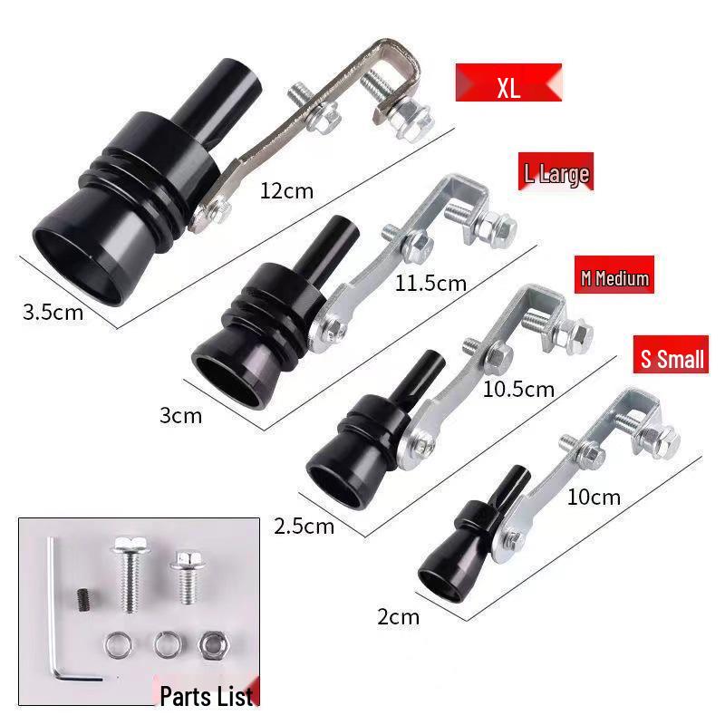 Accessoire Sifflet Turbo pour Voiture et Moto, Générateur de Son d'Échappement