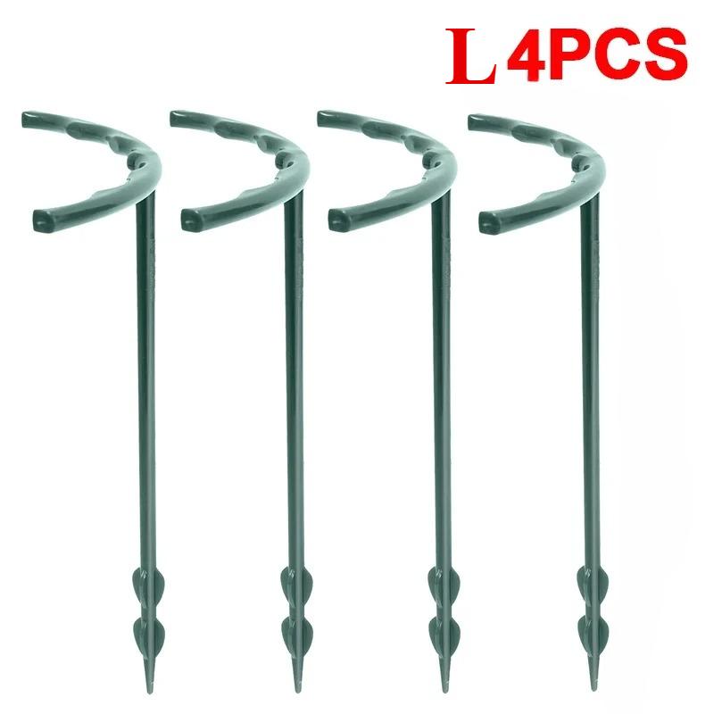 2-12Pcs Plastic Support Pile Stand Plant Support Pile for Flowers Greenhouses Arrangement Fixing Rod Holder Gardening Tools