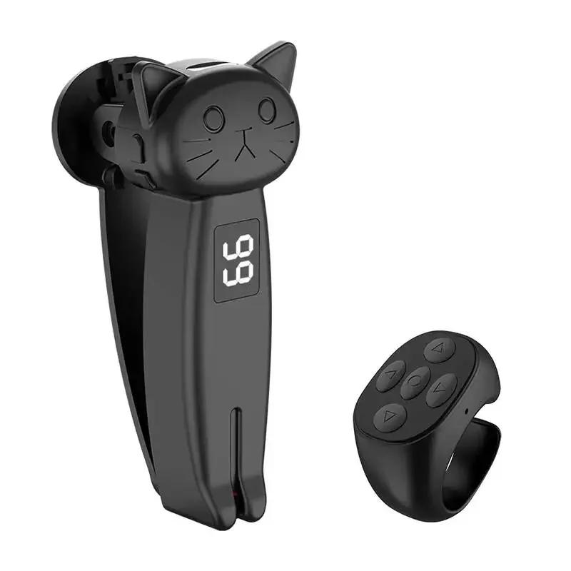 Dálkové ovládání pro otáčení stránek Bluetooth-kompatibilní 5.3 Spoušť fotoaparátu Automatický kliker Zařízení pro ťukání na obrazovku telefonu pro Kindle Paperwhite