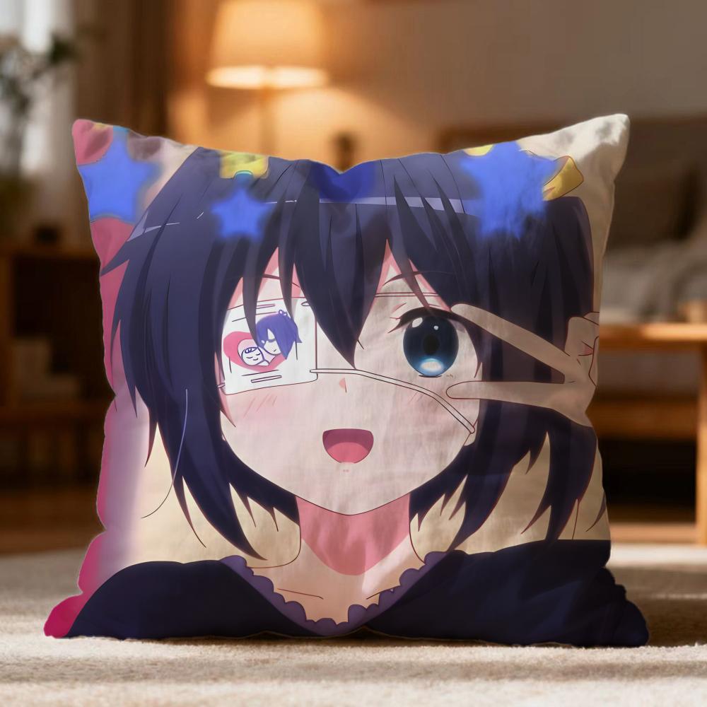 Fashion L-LLove, Chunibyo & Other Delusions Cushion Cover Soft Washable Pillow Case Multi-Scene for Couch Bed Travel Office Use