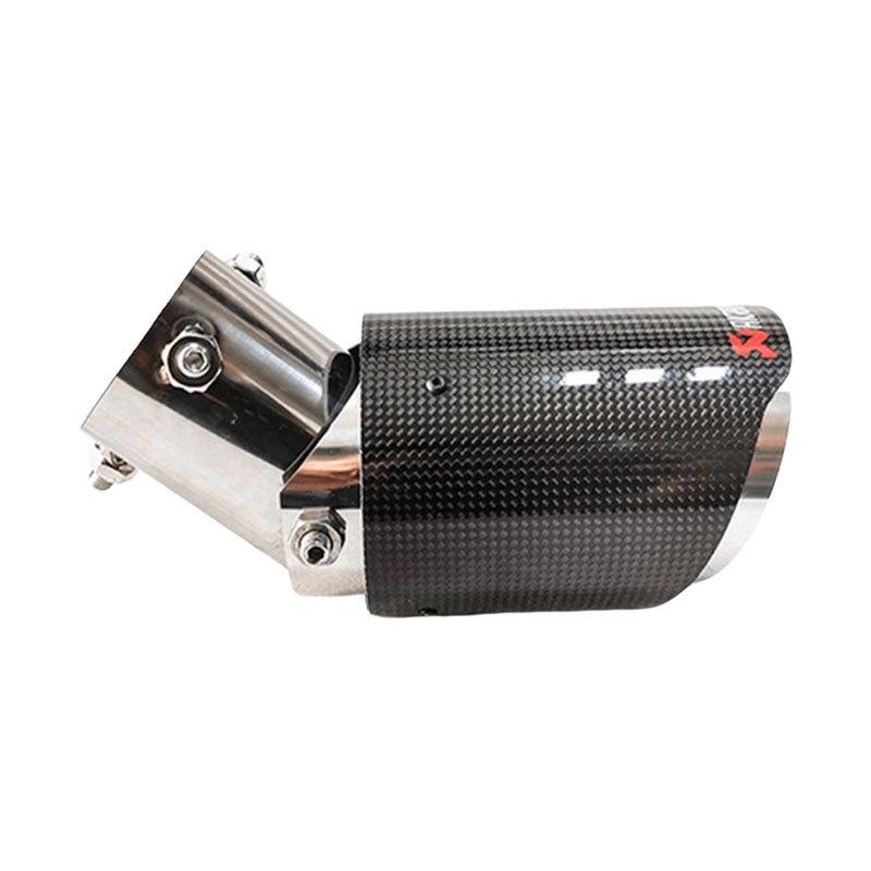 Gebogene Auspuffspitze aus Kohlefaser für Corolla, Levin, Civic, Xingge, Rui, Fang, Xuanyi, Tianlai