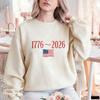 1776-2026 United States Happy Independence Day Sweatshirt of Freedom Patriotic Anniversary Gift Keep Warm Matching Hoodies Tops