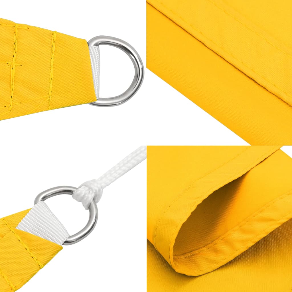 Rectangular Garden Sail, Oxford Fabric, 3.5X4.5 M, Yellow
