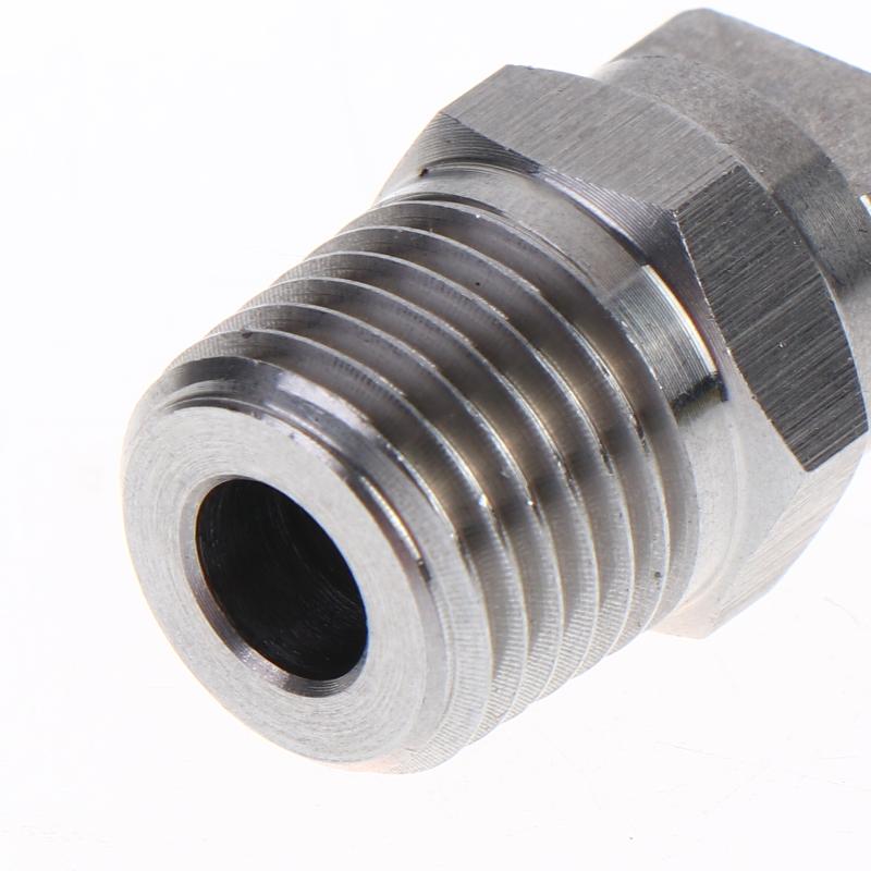 2Pcs Bspt High Pressure Flat Fan Nozzle 65 Degree Hvv Water Spray Nozzle For Cleaning