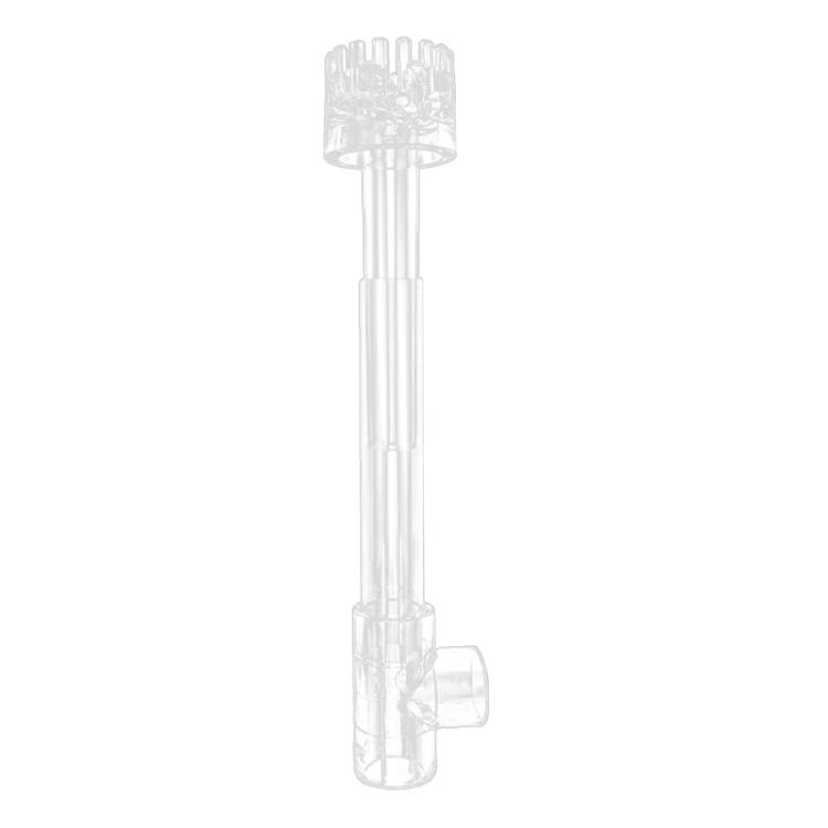 Durable Transparent Aquariums Skimmer with Transparent Pipe Spin Surface Cleaner