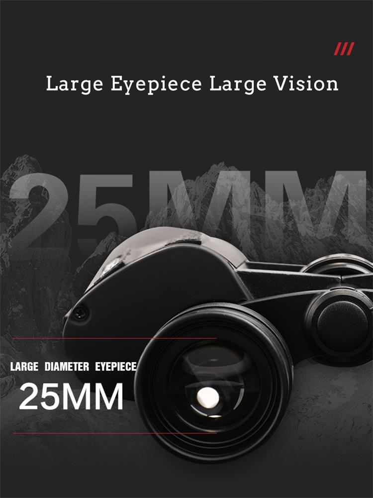 50000M Militare tedesco 20X50 Zoom HD BAK4-Prism Potente binocolo a lungo raggio Telescopio professionale per viaggi di campeggio all'aperto