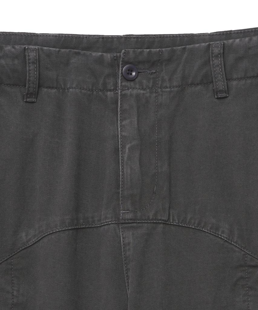 INTEMPOMOOD Bump Washed Cargo Pants_Charcoal
