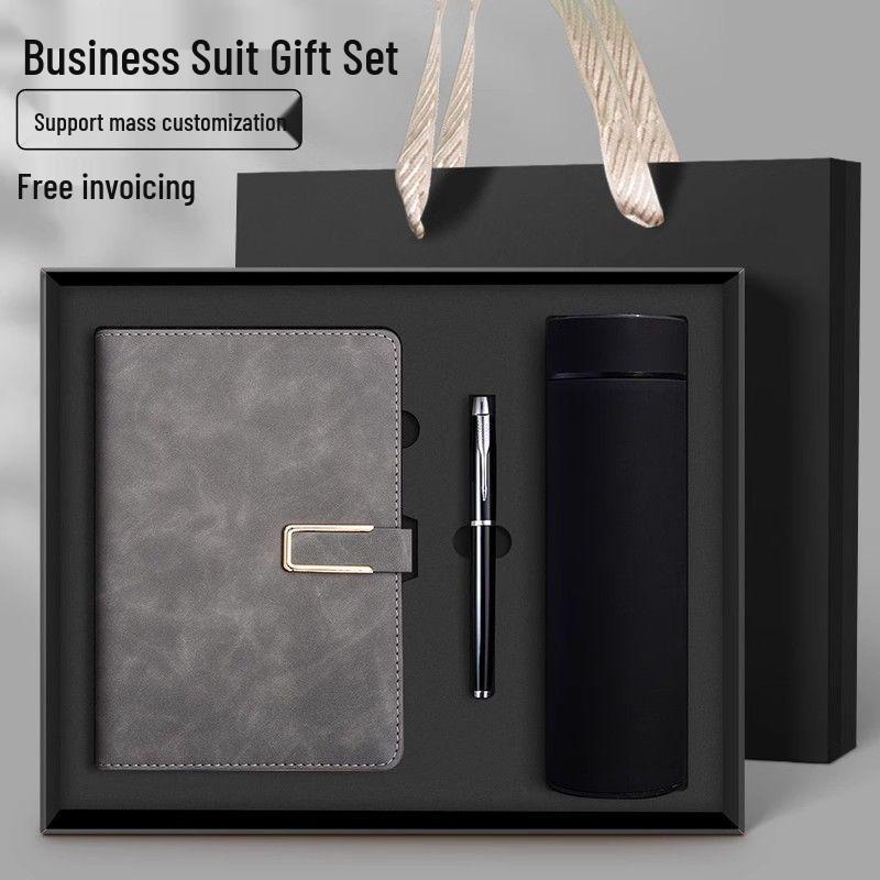 Luxury Logo Notebook Gift Set - Business Pages, Perfect for Corporate Souvenirs