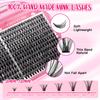 D-Song Single Cluster False Eyelash Extension Set 30P100Pdiy Segmented Grafting Natural Dense Hair