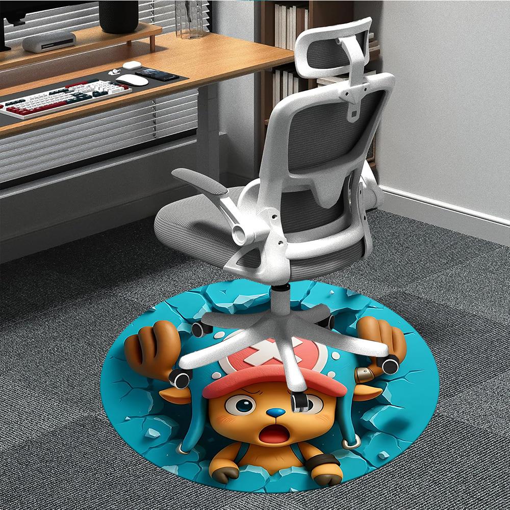

1pc One Piece, Chopper Chair Carpet for Office Non-Slip,Machine Washable Rug for Office, Room - Holiday Decor - Machine Made yy251017272 80cm by 80cm