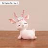 Flower Rhyme Deer Car Ornament - Creative Shaking Head Doll for Safe Car Decoration