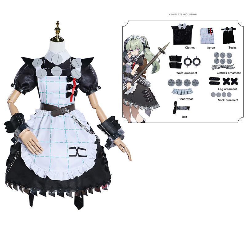 Zenless Zero Zone Corin Wickes Cosplay Outfit Role Play Clothing Makeup Girl