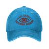 Vintage 1984 Make Orwell Fiction Again Baseball Cap Men Women Distressed Denim Sun Cap Dystopian World Outdoor Adjustable Hats