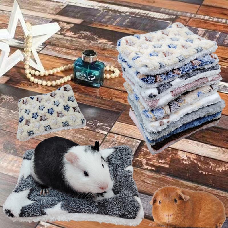 Creative Home Scenery Small Pet Mat Hamster Nest Mat Small Pet Guinea Pig Totoro Cotton Mat Rabbit Winter Warmth Small Pet Mat