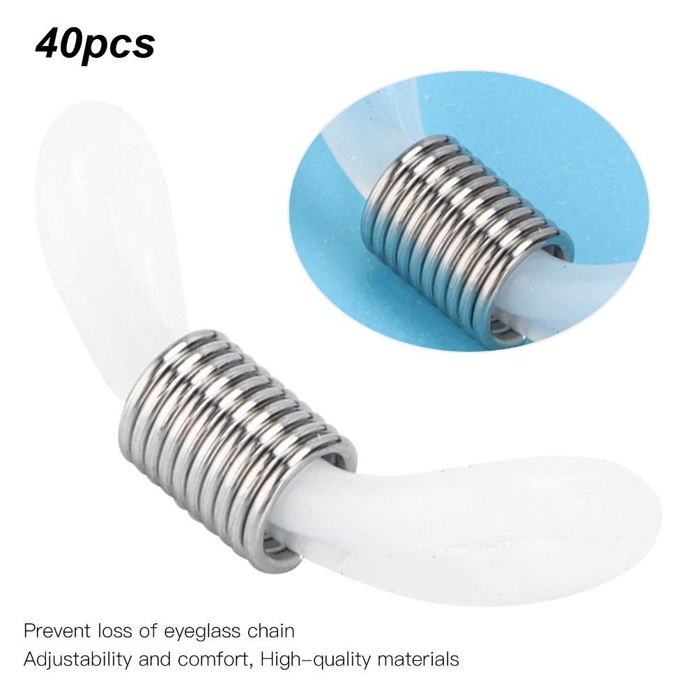 40 Stück Langlebige Brillenkettenenden Bequeme Brillenbandhalter Für Brillen