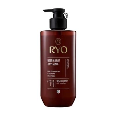 Shampoo Rinforzante & Volumizzante 480ml | Shampoo Coreano per Cuoio Capelluto per Volume alle Radici & Profumo Legnoso