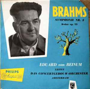LP Record JOHANNES BRAHMS , EDUARD VAN BEINUM - Symphonie Nr. 2 D-dur Op. 73 A00218L Philips 1954 Germany Classical Used
