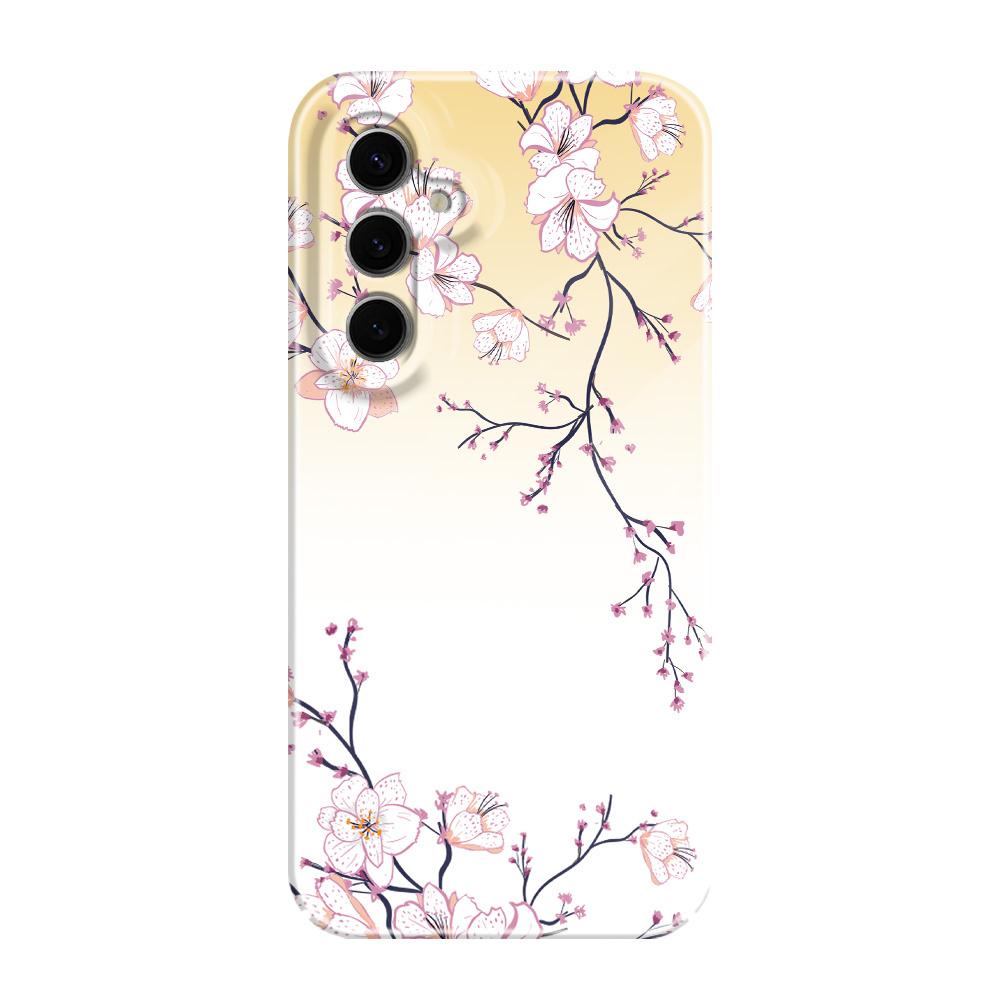 Pretty Wintersweet Phone Case For Samsung Galaxy S25 S24 S23 S22 S21 S20 Plus Ultra FE 5G Film Hard Cover
