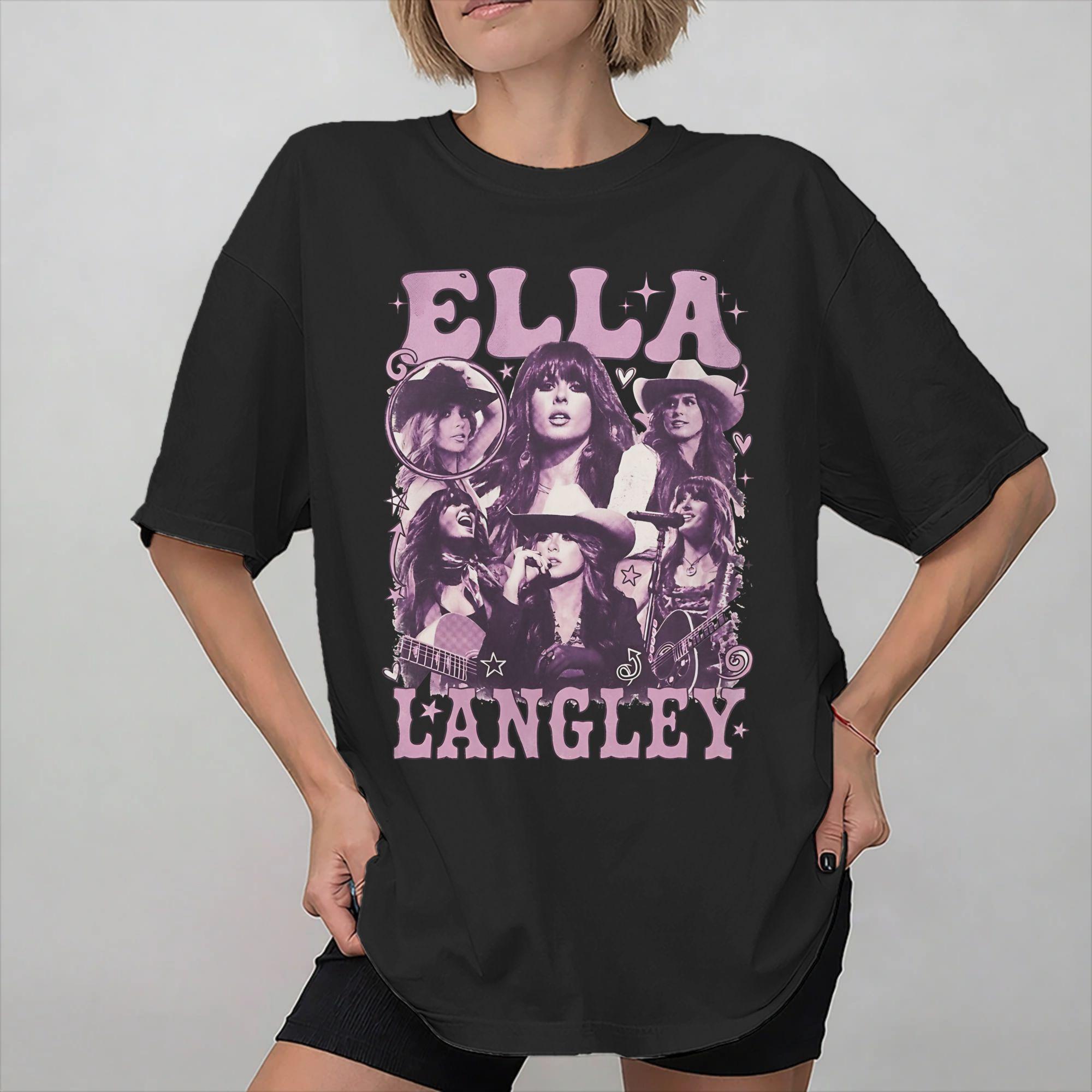 Unisex Women Ella Fella The Dandelion Tour Choosin Texas Country Ellas Fellas Club T Shirt Cotton Printed TShirt Top Clothing S