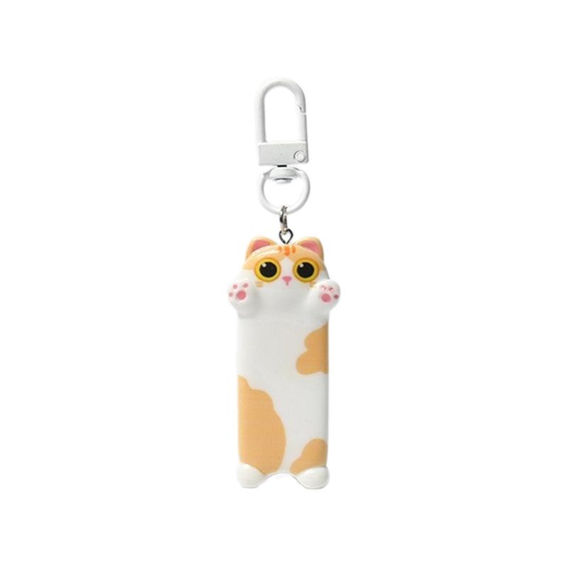 

Cartoon Cat Keychain Pendant Keyring for Women Car Key Holder Backpack Ornament