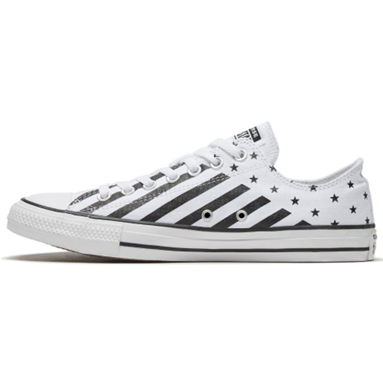 

Converse Chuck Taylor All Star Удобные низкие парусиновые кеды Унисекс Черные Белые 167837C 37