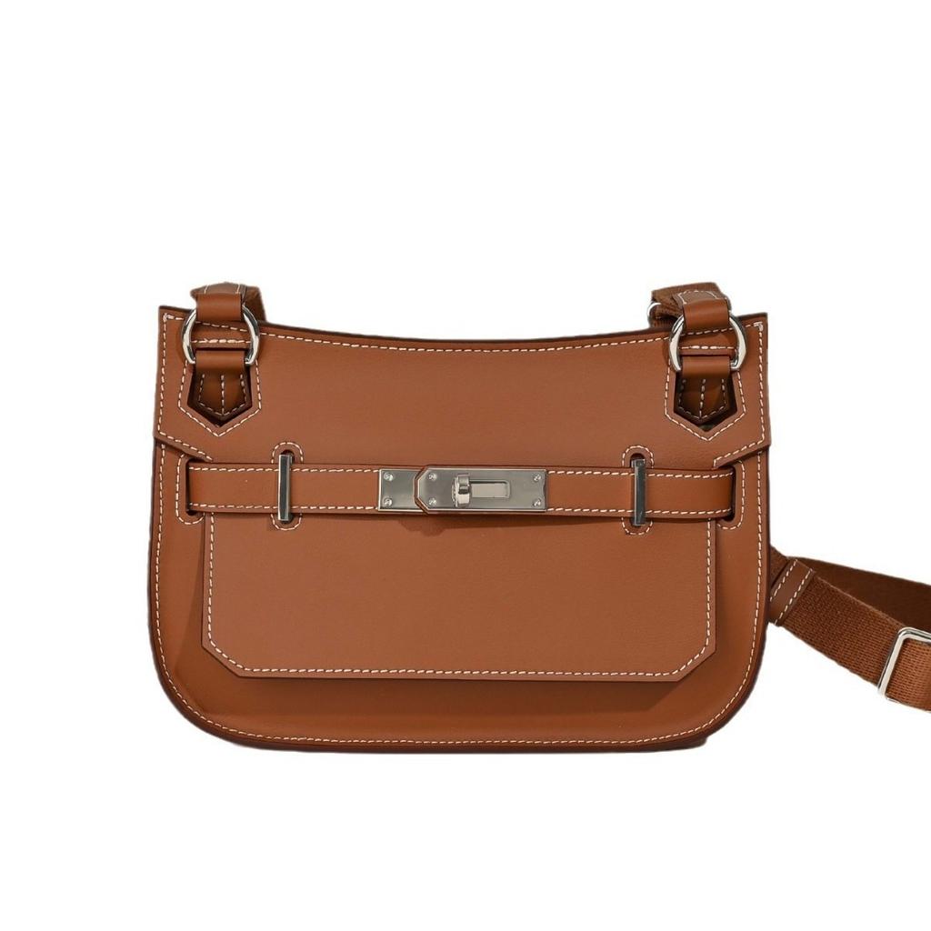 Nouveau Sac pour Femme 2024 Cuir de Vachette Mini Bohème Polyvalent Bandoulière Sac à Bandoulière en Cuir pour Femme Sens Premium Épaule Sac sous le Bras Femme