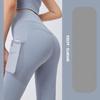 WEZHO High-Waist Seamless Yoga Pants with Mesh Pockets
