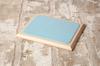 KATOMOKU Luxurious Printing Mat Made from Solid Wood and Natural Leather, 45° Surface, Light Blue, km-04LB