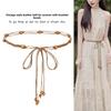 Waist Chain Accessories Women's Bohemian Ethnic Skirt Summer Fringed Woven Waist Rope Belt Decorative Dress Vintage