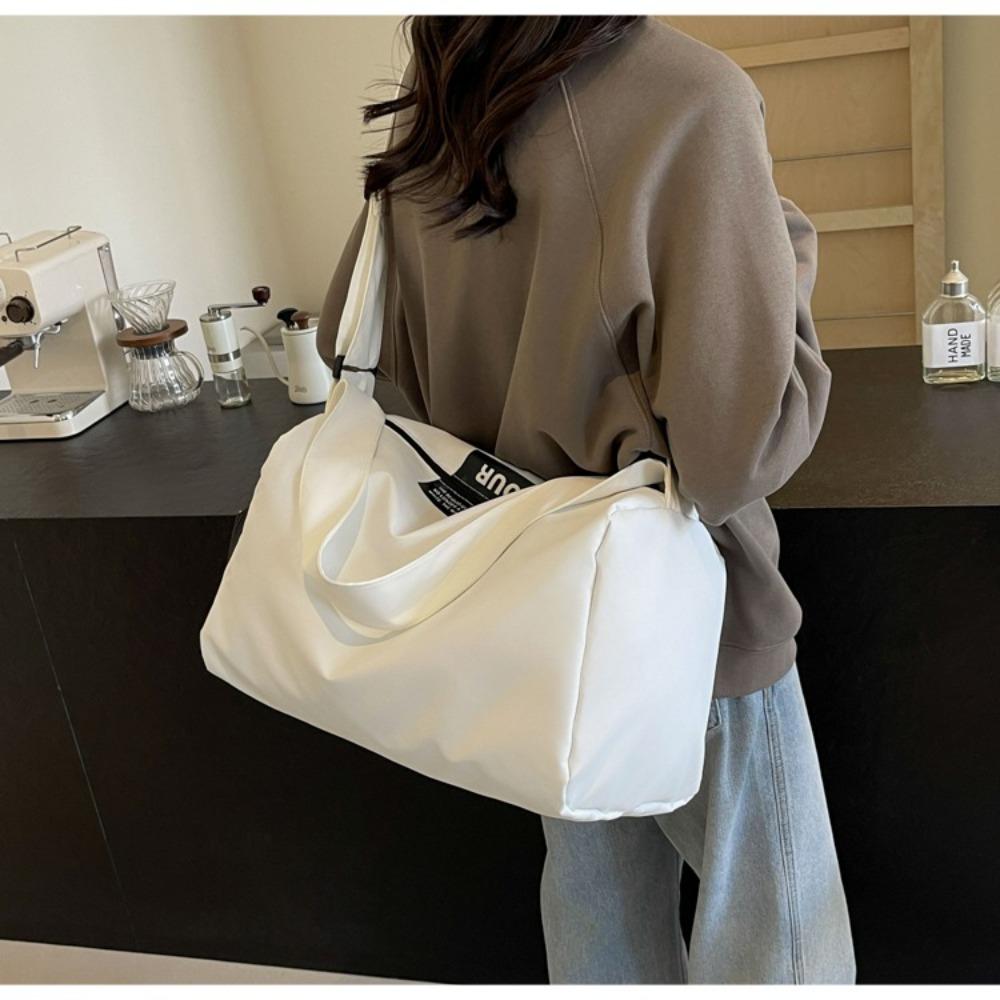 Large Capacity Sports Fitness Handbag Dry Wet Separated Travel Luggage Bag  Women