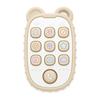 Baby Teether Mobile Phone Shape Silicone Teether Teething Toy Kids Sensory Educational Toy Baby Gift Set