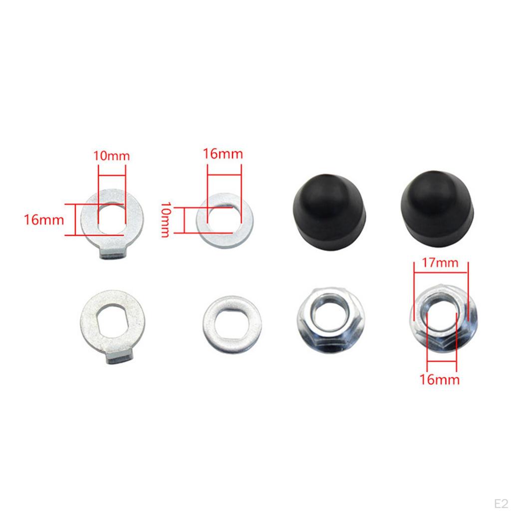 E Motor Nuts Kit DIY Parts Hub Screws for Cycling Sports Riding Adults