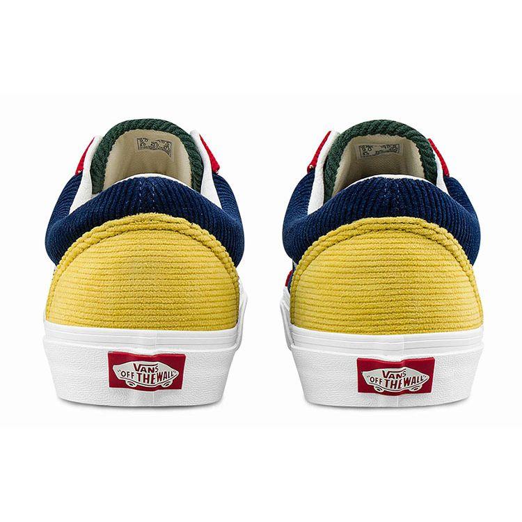 Vans Old Skool Corduroy Patchwork Low Top Skate Shoes Unisex Sneakers Multicolor VN0A5KRF94M
