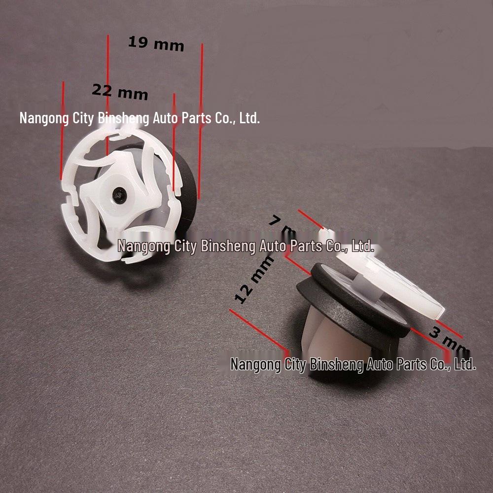 Türverkleidungsclip 7703077476 für Renault - Kompatibel mit Kartenverkleidungsbefestigung, Clip 9345ZN