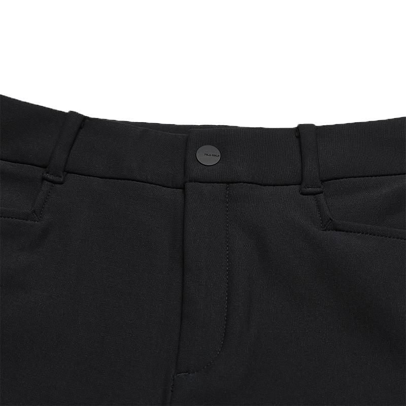Fila Golf Series Fashion Classic Trendy Versatile Elastic Soft Comfortable Straight Leg Knit Sports Pants Women Bottoms A11W545802FBK