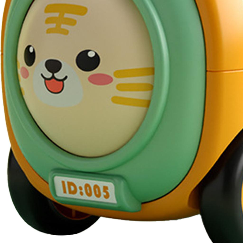 Drücken Los Trägheitszug Spielzeug mit Pfeife Cartoon Gesichtswechsel Verbesserung der motorischen Fähigkeiten Babyspielzeug Zug