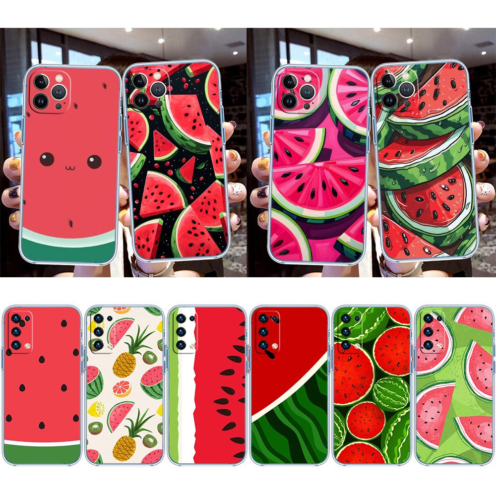 RA8 Cartoon Fruit Watermelon Case for Motorola E13 E15 E20 E22 E22I E22S E30 E32 E40 E7 E7I G Plus Power Play Stylus G22 G14