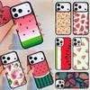 Summer Fruit Watermelon Soft Phone Case For iPhone 17 Air 14 15 13 12 Max Cover For Apple 16e 11 Pro Max Plus Coque