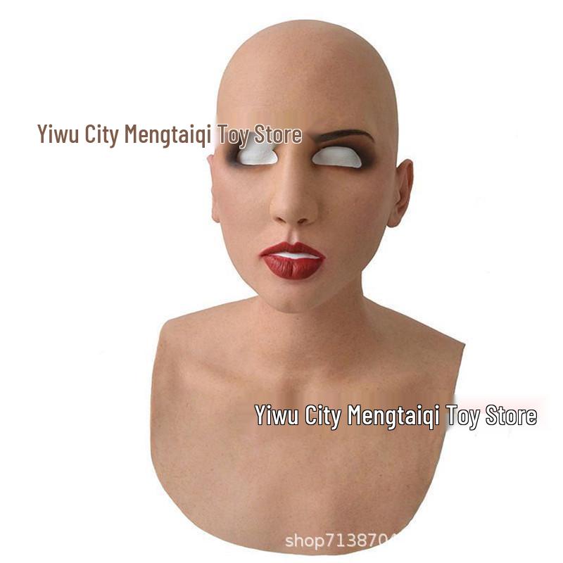 LED Glowing Nun Mask - Halloween Ghost Face Scare Prop
