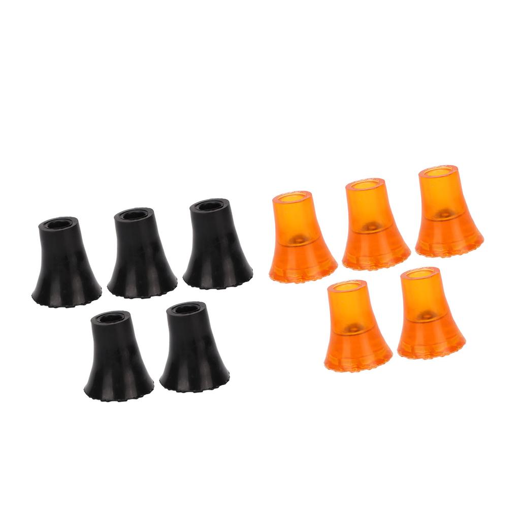 5pcs 19mm Crutch Tips Prevent Slipping Soft Thicken Rubber Walking Canes Replacement Tips