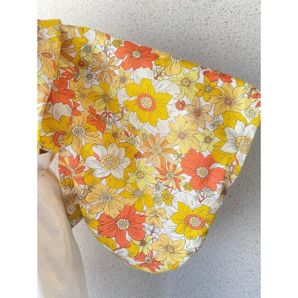 Used Limited 1st Kids Baby Hakama Shichi-Go-San Celebration Handmade Flower 100 110