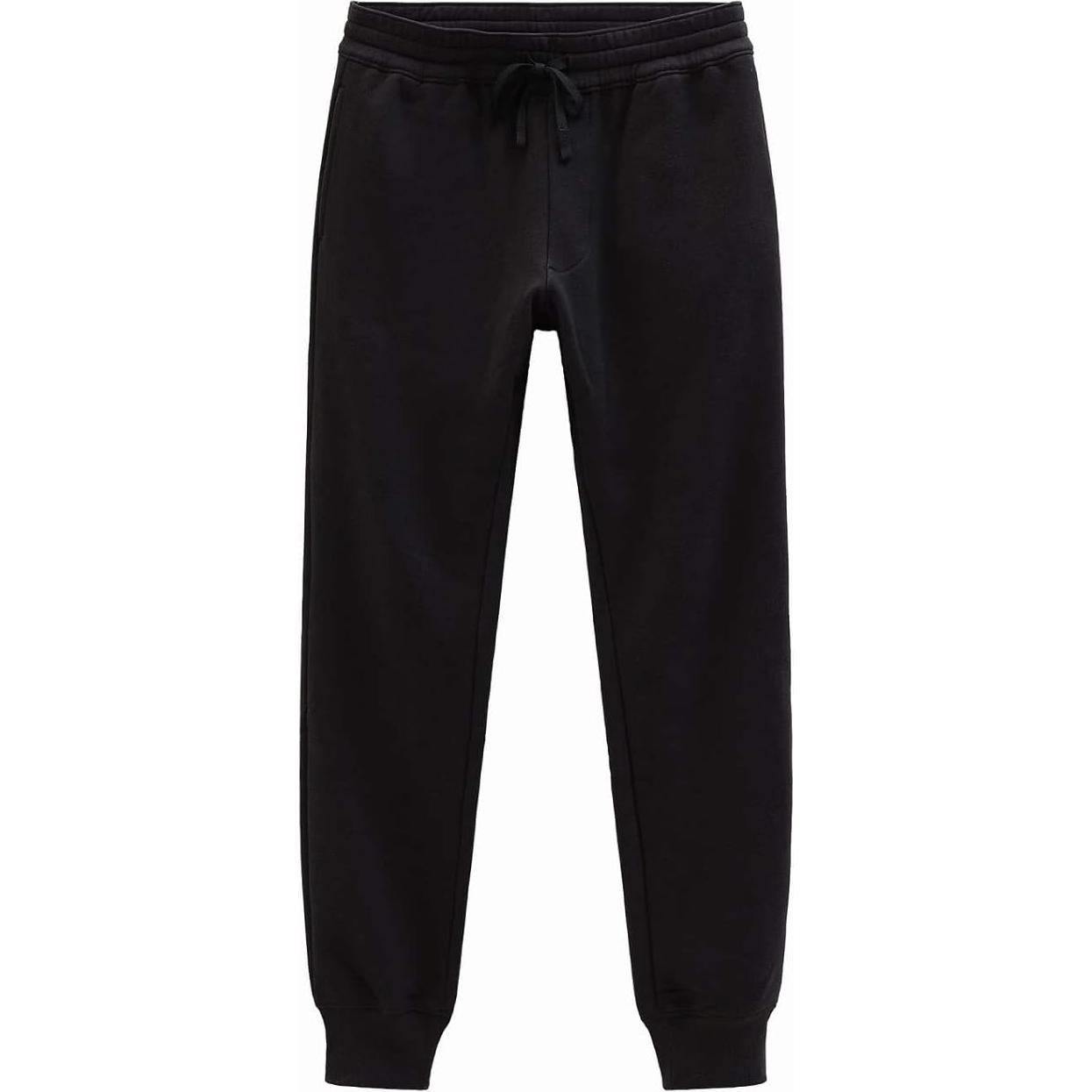 Timberland High-Waisted Lace-Up Cuffed Knit Joggers Men bottoms Black TB0A1Z2Q001 M