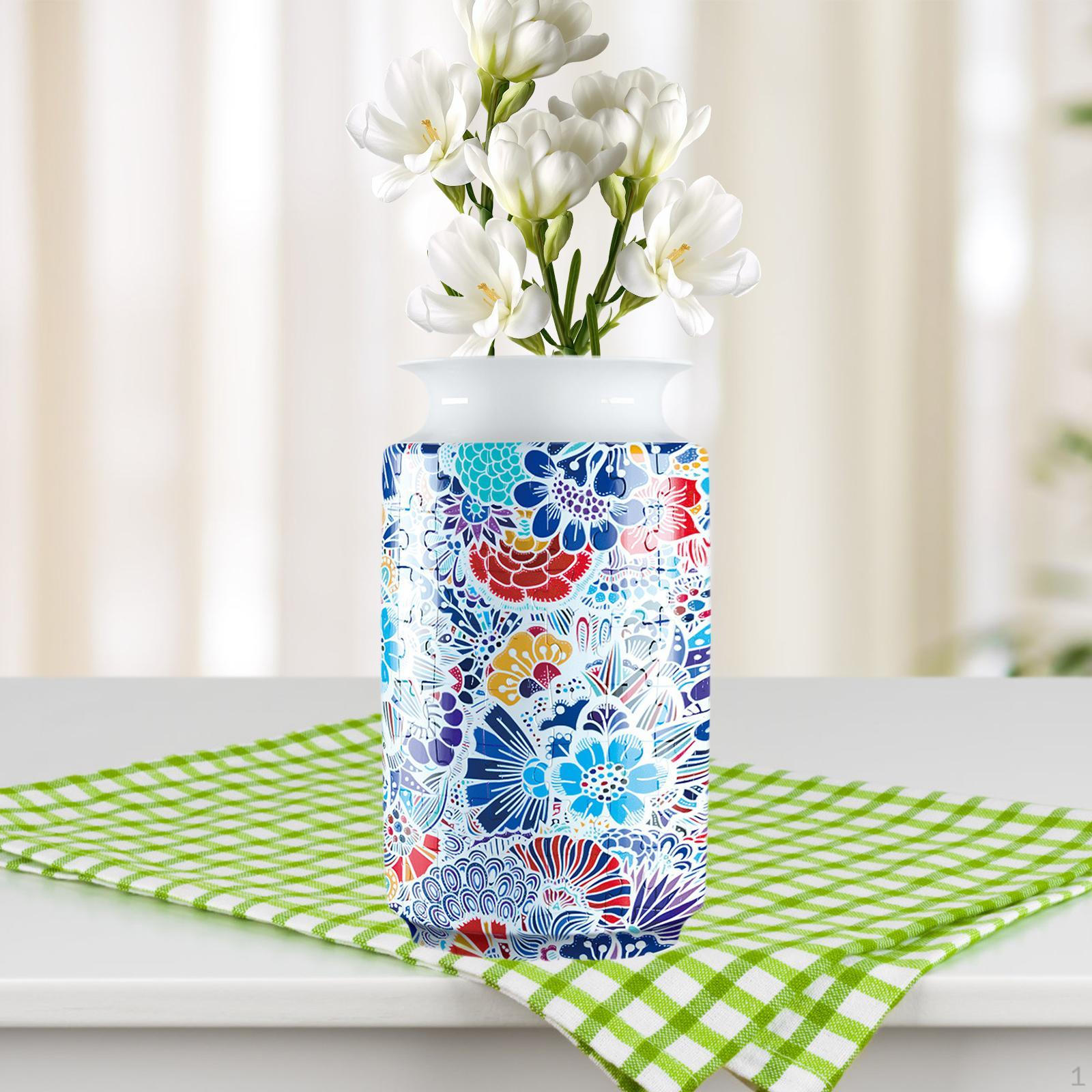 

3D-пазл ваза своими руками из 162 изогнутых деталей, украшение для дома, уникальный цветок для фестивалей Abstract pattern