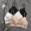 Dámská podprsenka velké velikosti Krajková Sexy Bez kostic Ultratenká Shromážděná Tvaru U Krásná záda Spodní prádlo Podprsenky
