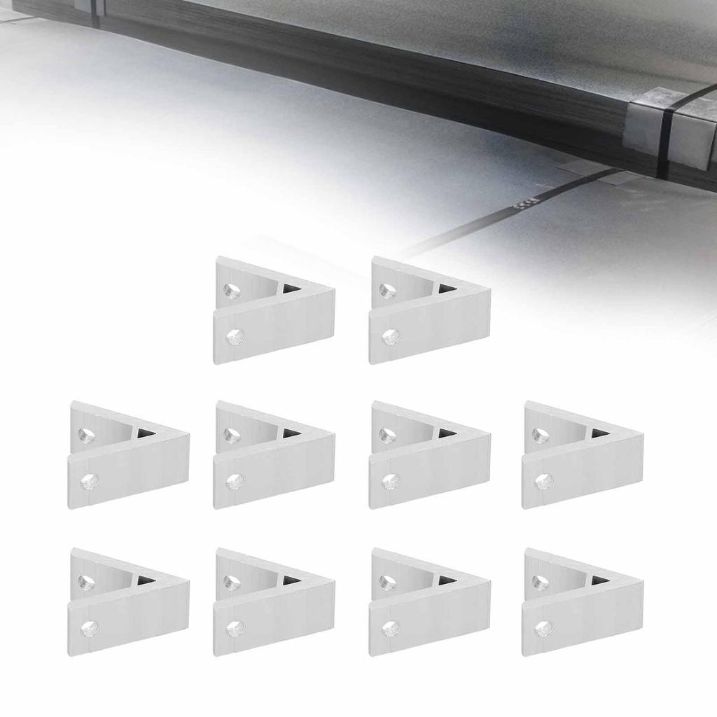 10Pcs Aluminium Angle Corner Industrial Profile Connector Accessories 2030404550603030‑45°