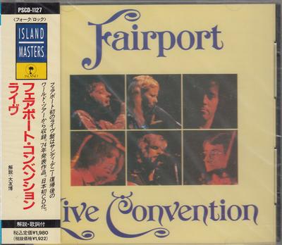 CD FAIRPORT CONVENTION - Fairport Live Convention PSCD1127 Island Records, 1991 Japonsko Rock Použité