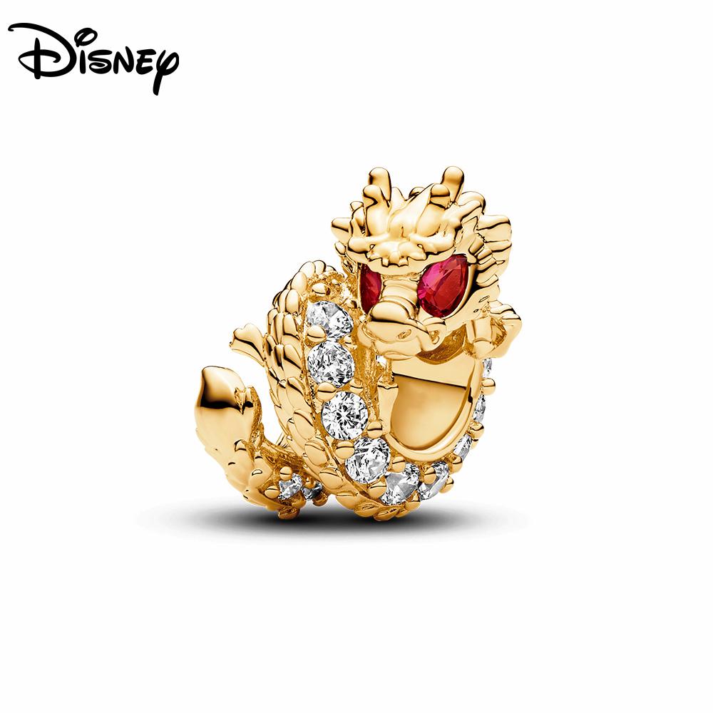 925 Silver Disney Charms Dragon series Beads Pendants Fit For Necklace Original Bracelet DIY Festival Women's Party Gifts