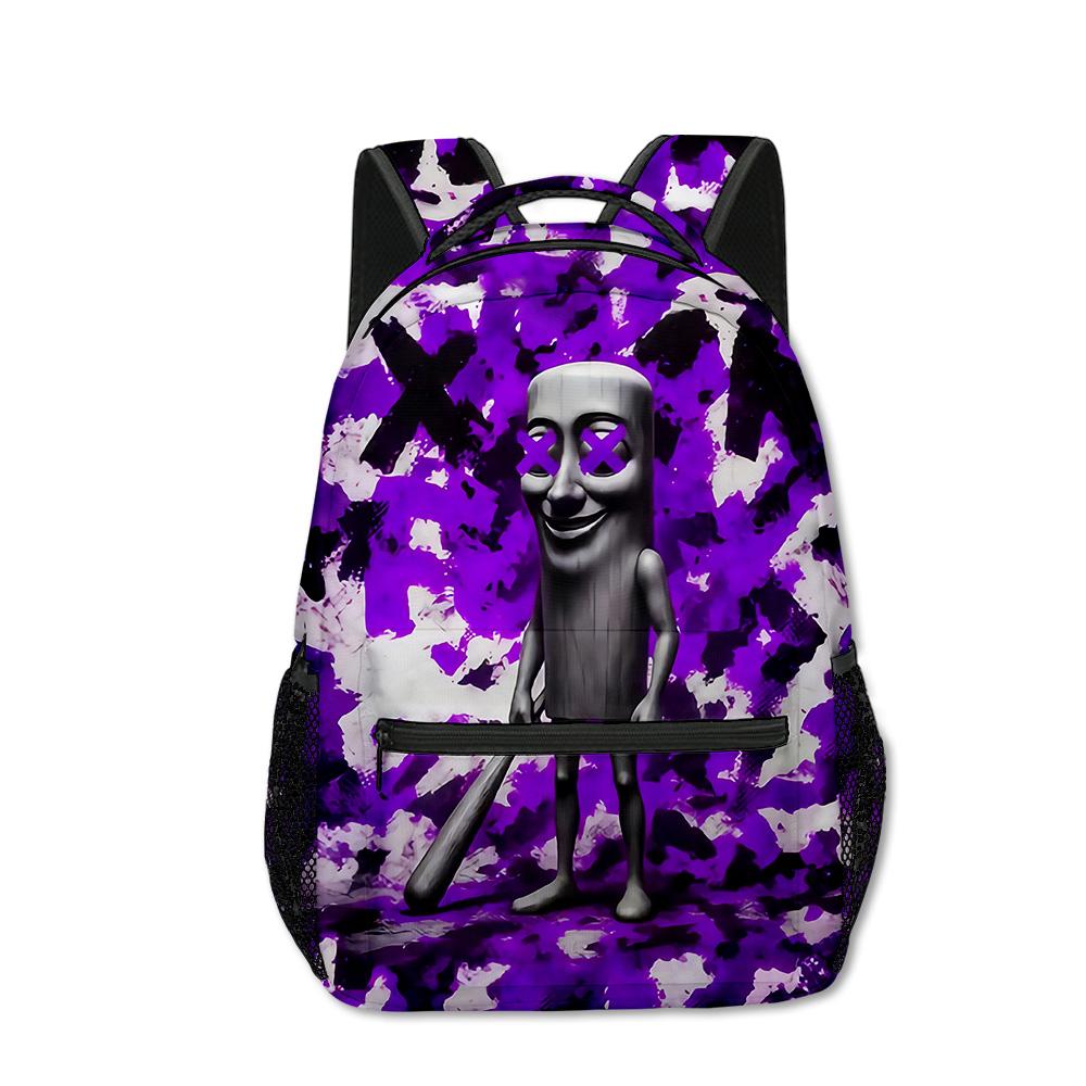 Trendy Popular Funny Tungtungtung Student Bookbag Notebook Backpacks 3D Print Oxford Waterproof Boys/Girls Travel Backpacks