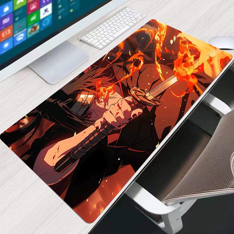 Mouse Pad Naruto Itachi Uchiha Office Computer Desk Mat Table Keyboard Pad Laptop Carpet xxl Accessories Gaming Mousepad